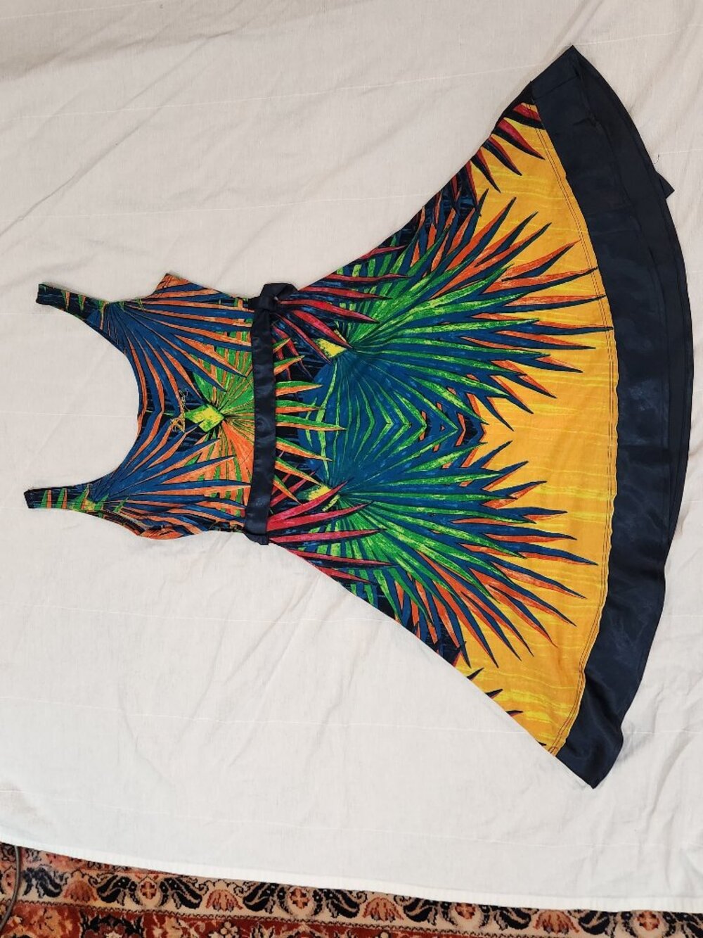 Desigual Colorful Sunburst Print Mini Dress - Picture 4 of 15